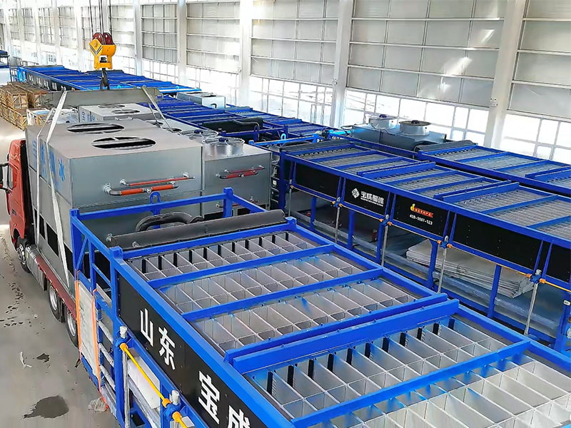 Dans les coulisses : la logistique de précision de l'expédition de 4 machines à glace en blocs de 20 tonnes