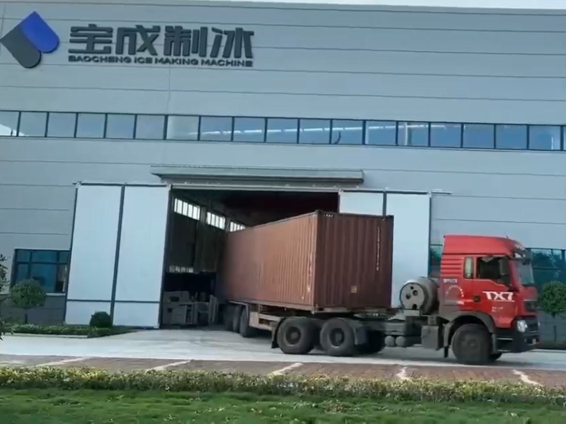Machine à glace en blocs de 15 tonnes par jour, expédiée en Afrique - Blocs de glace de 25 kg