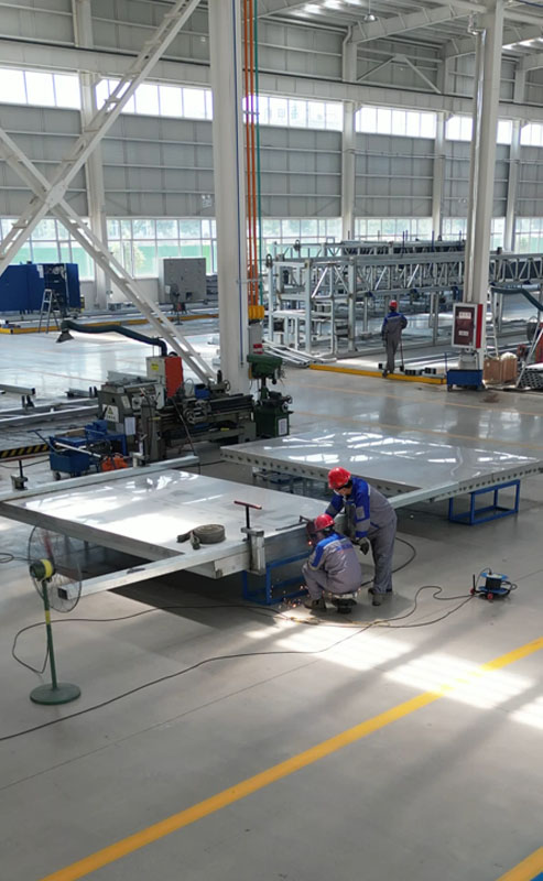 Evaporator welding