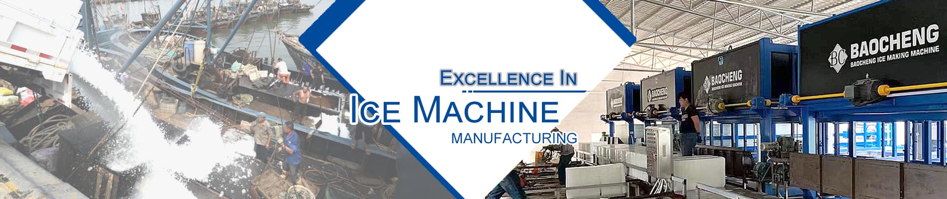 Solutions de machines à glace industrielles