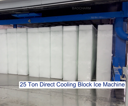 Usine de fabrication de blocs de glace à grande capacité de production