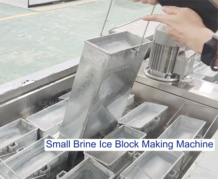 Petite machine à fabriquer des blocs de saumure