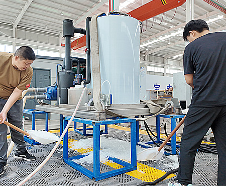 BAOCHARM livre 5 machines à glace en écailles de 5 tonnes en Indonésie après des tests à distance concluants – Nouvelle commande d'un client du secteur de la pêche